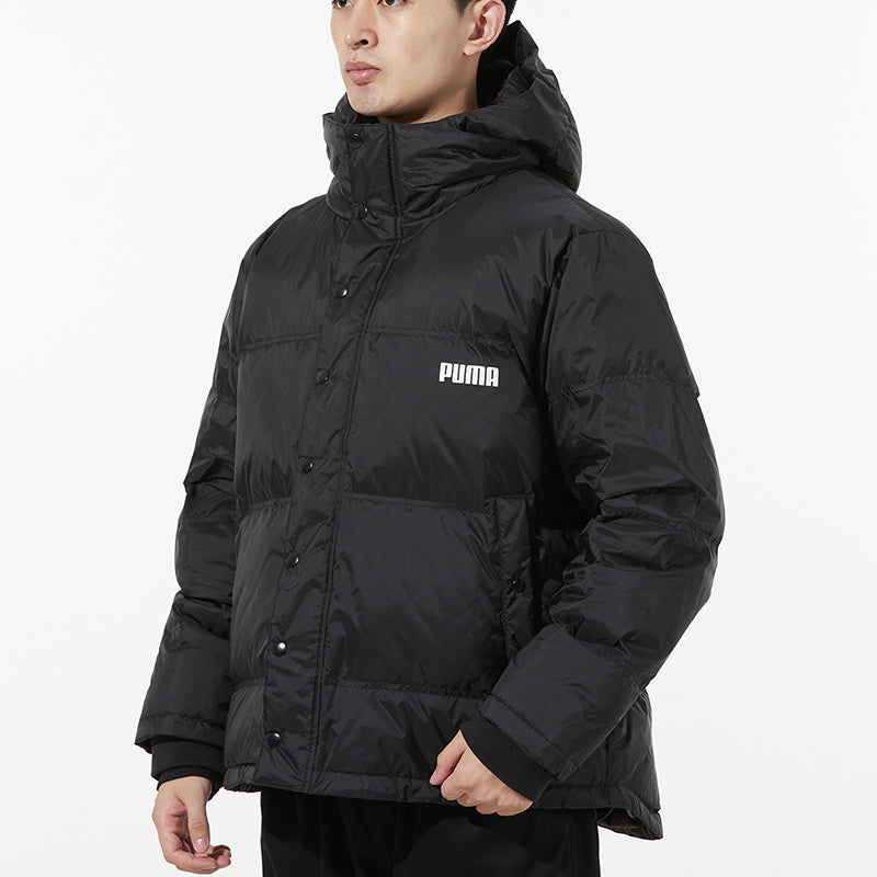 PUMA Logo Puffer Jacket 'Black' 534934-01