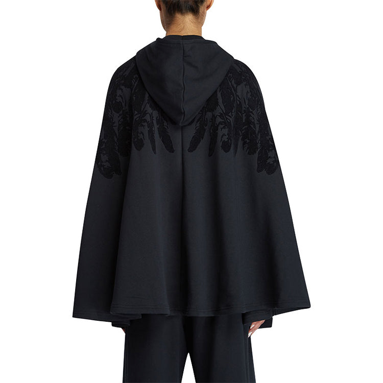 (WMNS) PUMA Swan Zipper Printing Cloak Black 573762-01