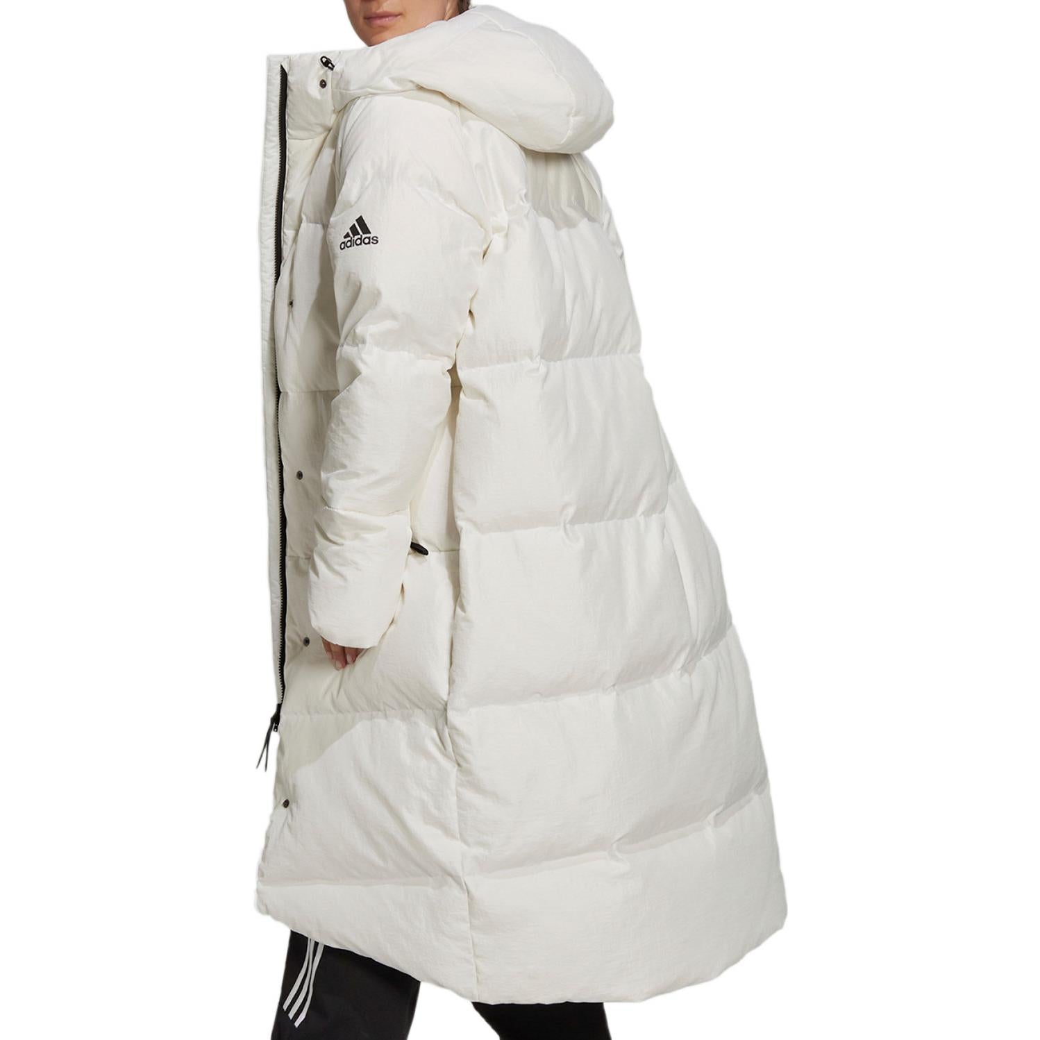 (WMNS) adidas Big Baffle Jacket Asia Sizing 'White' GQ2509