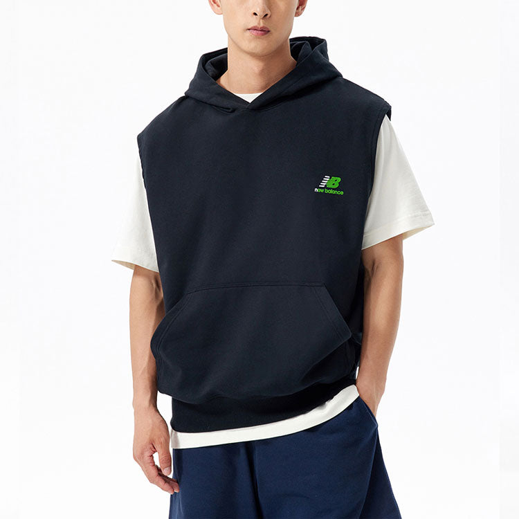 New Balance x Nice Rice Logo Vest Asia Sizing 'Black Green' AMT22382-BK