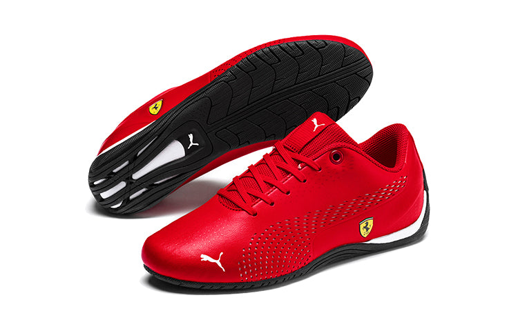 (GS) PUMA Scuderia Ferrari Drift Cat 5 Ultra Ii Low Top Running Shoes Red/Black 306461-03