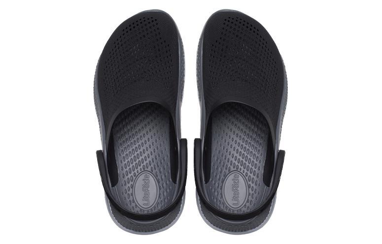 (GS) Crocs LiteRide 360 Clogs 'Black Grey' 207021-0DD
