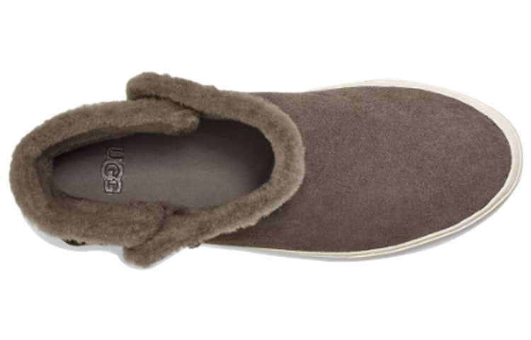 (WMNS) UGG Aika Suede Snow Boots Gray Brown 1104069-MLE