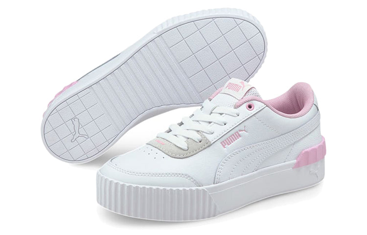 (WMNS) PUMA Carina Lift Casual Board Shoes White/Pink 373031-10