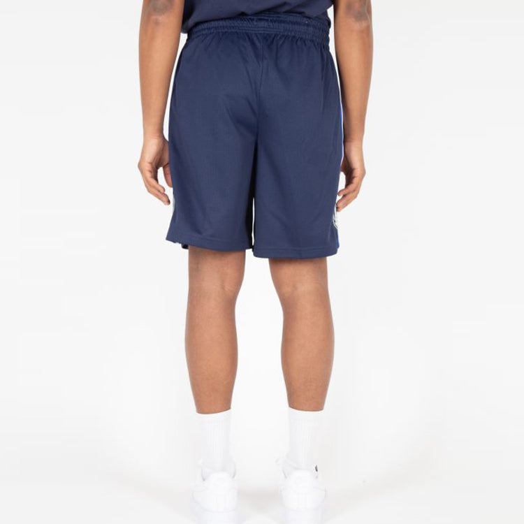 Air Jordan Dallas Mavericks Logo Printing Side Stripe Shorts Blue CV9557-419