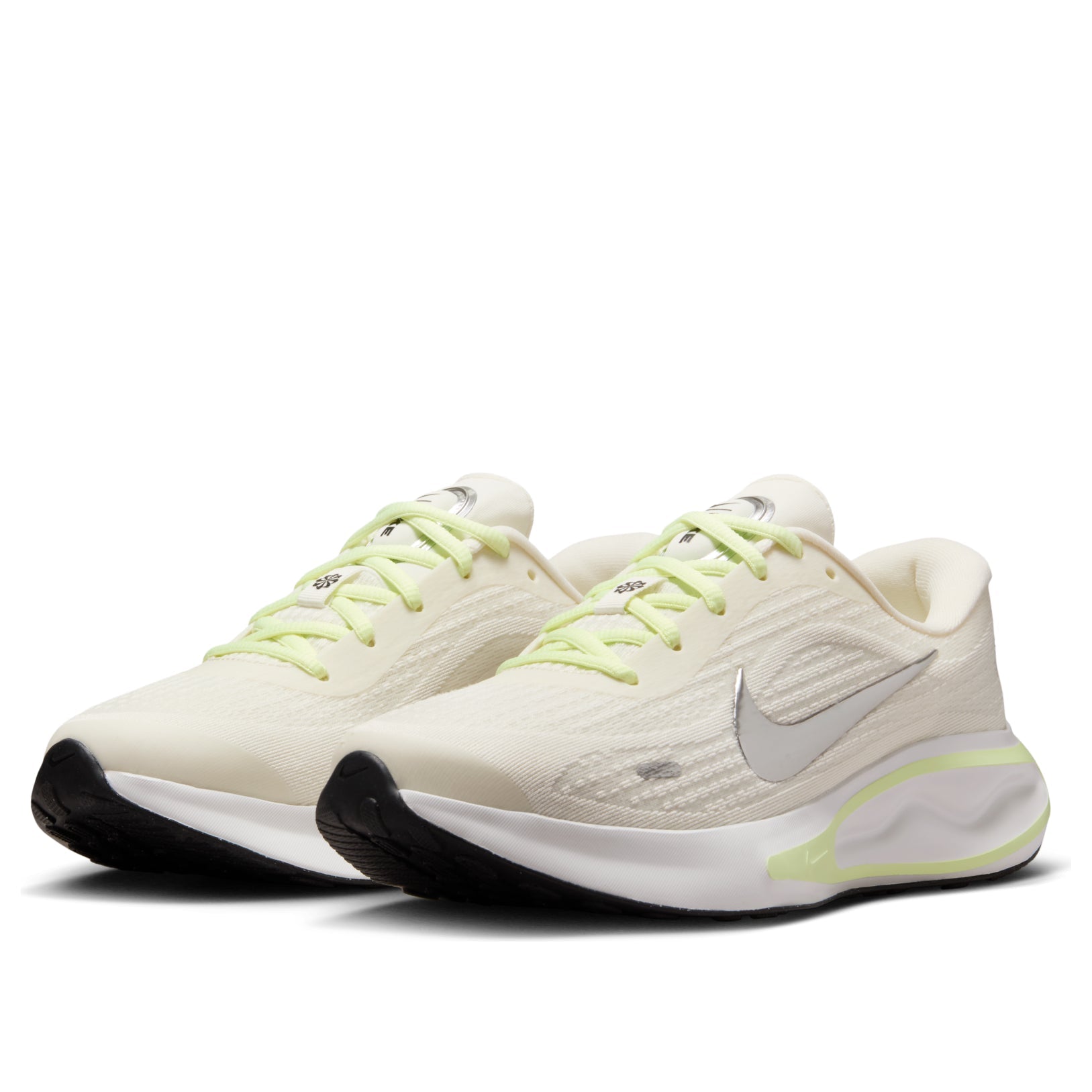 (WMNS) Nike Journey Run 'Sail Metallic Silver Barely Volt' FJ7765-115