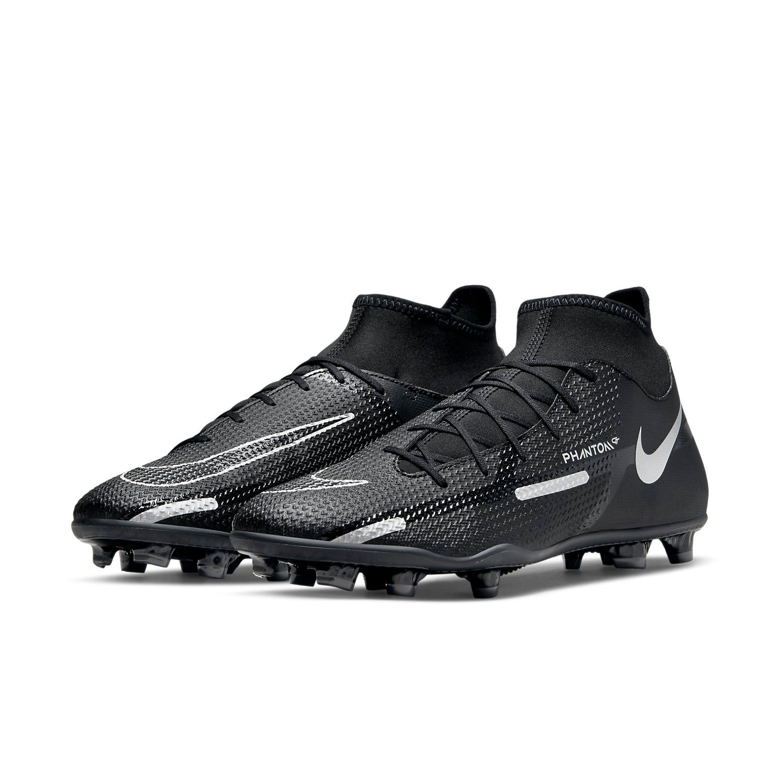 Nike Phantom GT2 Club DF MG 'Black Metallic Silver' DC0819-007