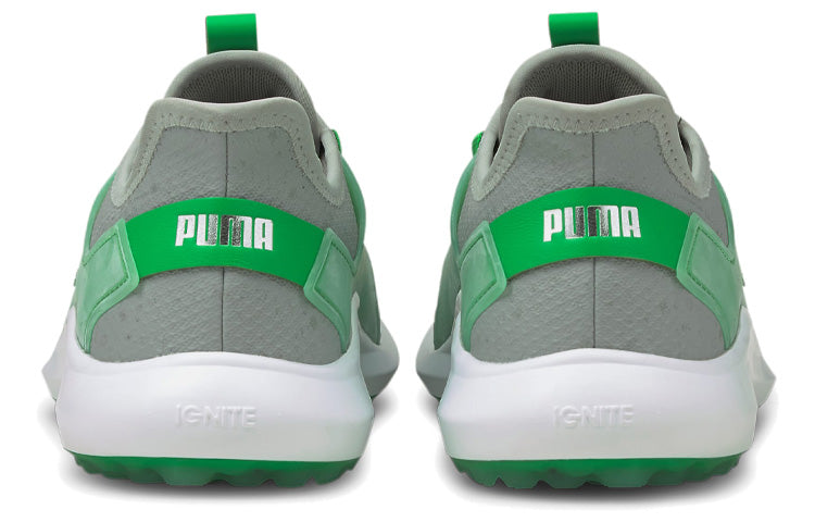 PUMA Ignite Fasten8 Flash Fm Golf Shoes Grey/Green 194700-01