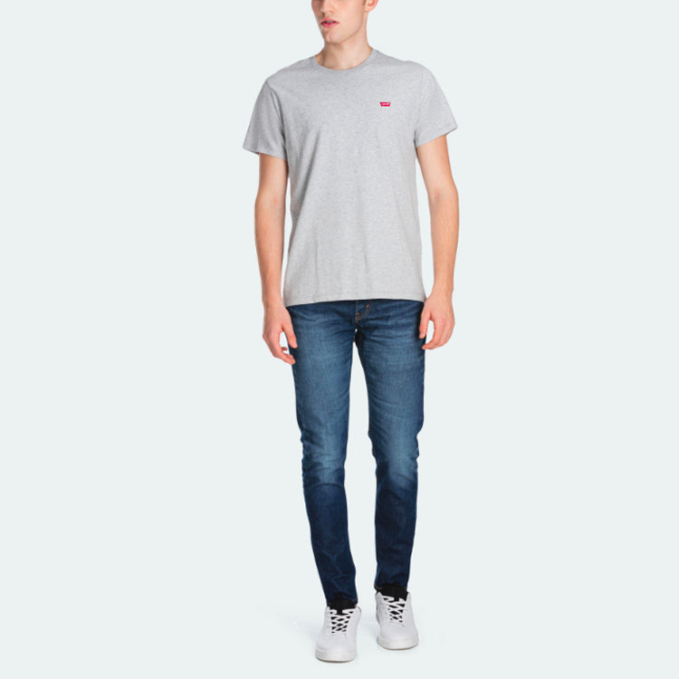 Men's Levis Round Neck Short Sleeve Gray 17164-0015
