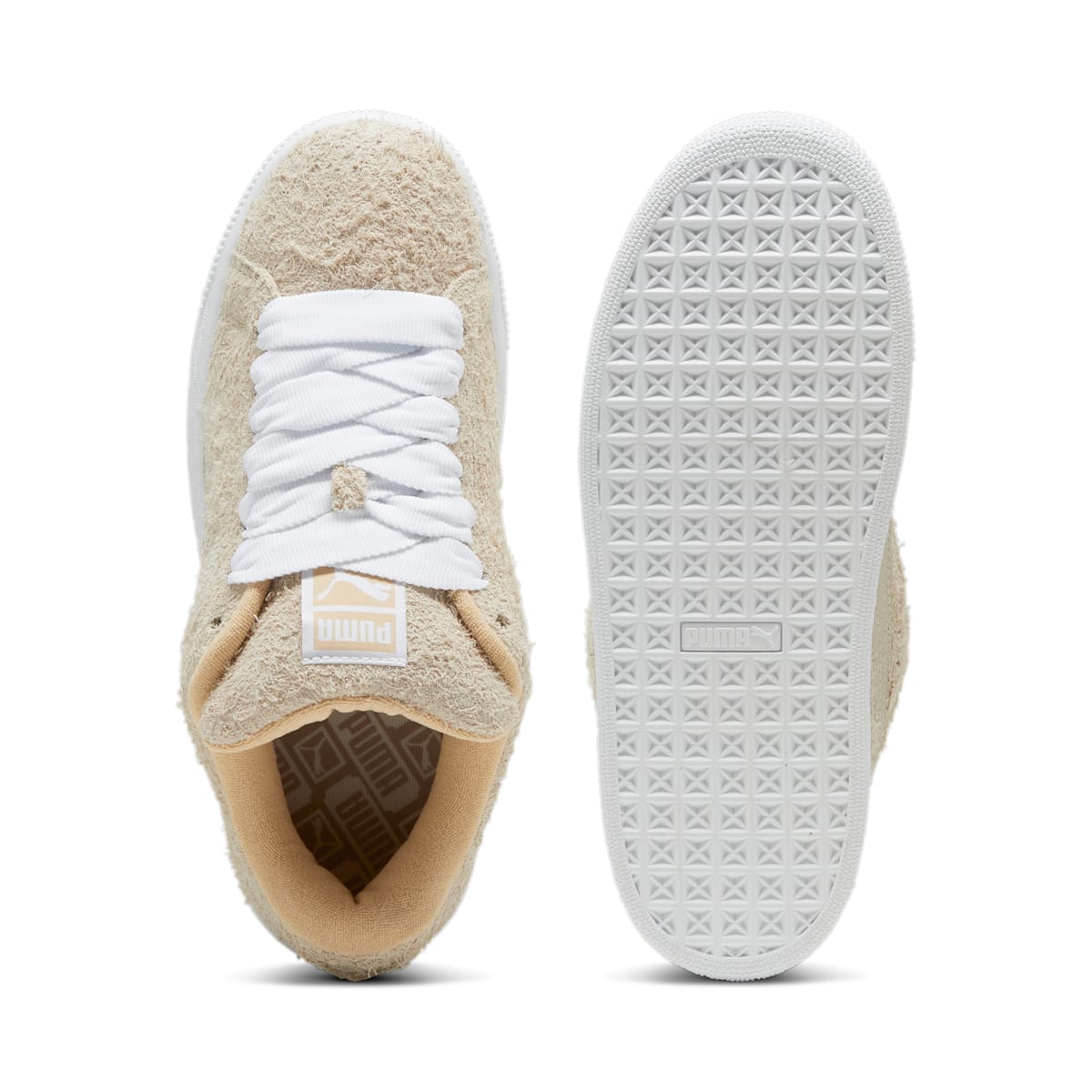 (WMNS) PUMA Suede XL 'Hairy Alpine Snow' 398309-01