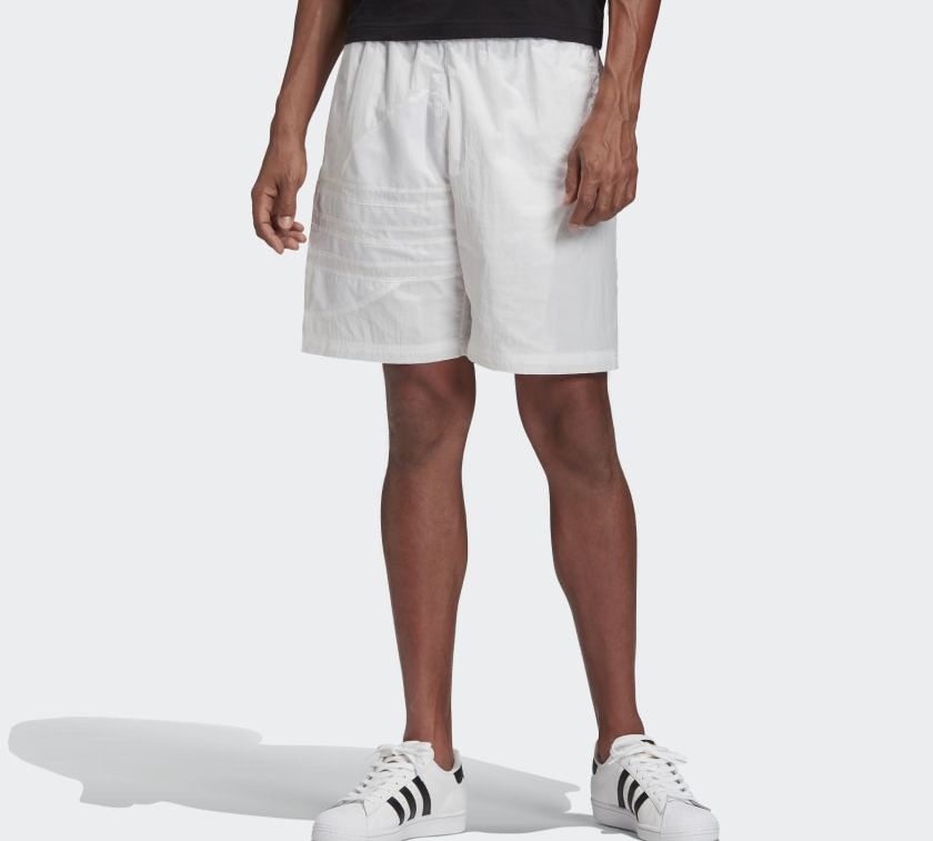 adidas originals Bg Trefoil Ts Large Logo Sports Shorts White FN0001