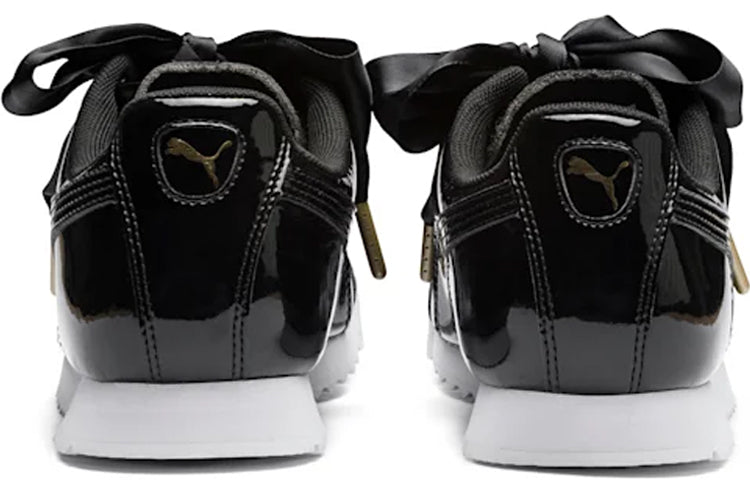 (WMNS) PUMA Roma Heart Patent Black 370175-02