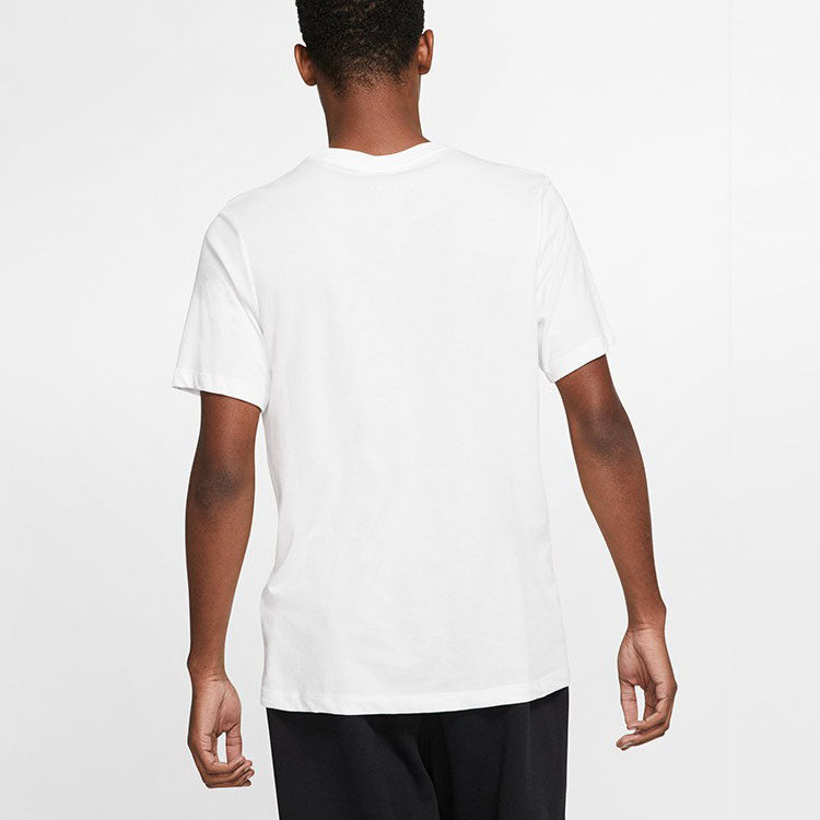 Air Jordan Athleisure Casual Sports Basketball Short Sleeve White BQ6741-100