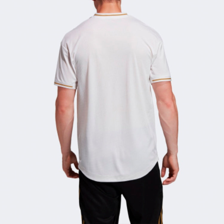 adidas real Madrid 19-20 Season Player Edition Home Alphabet Logo Stripe Sports Soccer/Football Short Sleeve Jersey White DW4436