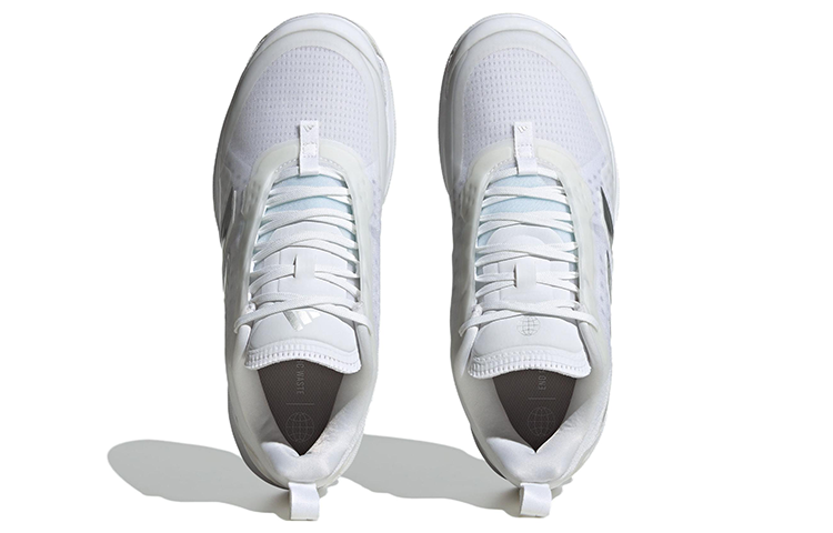 (WMNS) adidas Avacourt Tennis Shoes 'Cloud White Silver Metallic' HQ8404