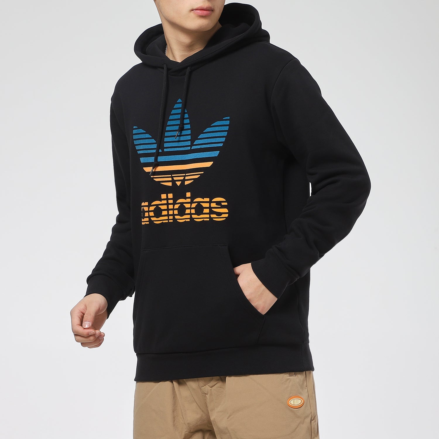 adidas originals Logo Pattern Printing Black GP0158