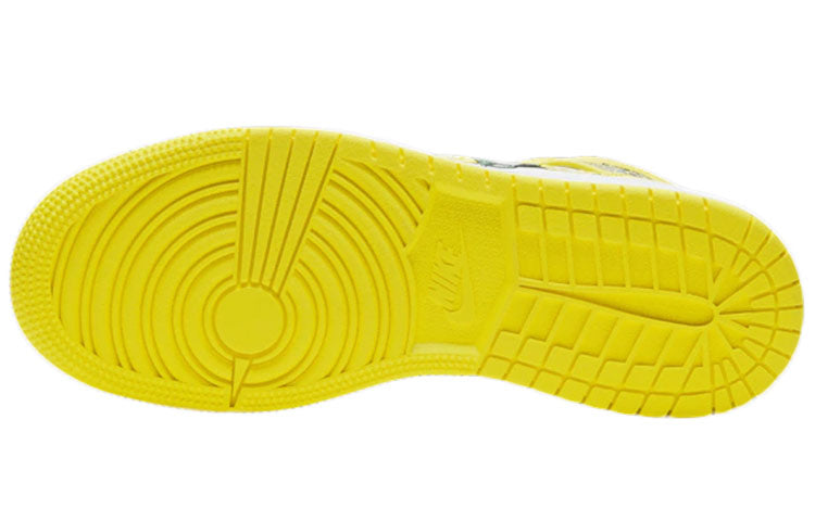 (GS) Air Jordan 1 Mid SE 'Rose Patch - Dynamic Yellow' AV5174-700