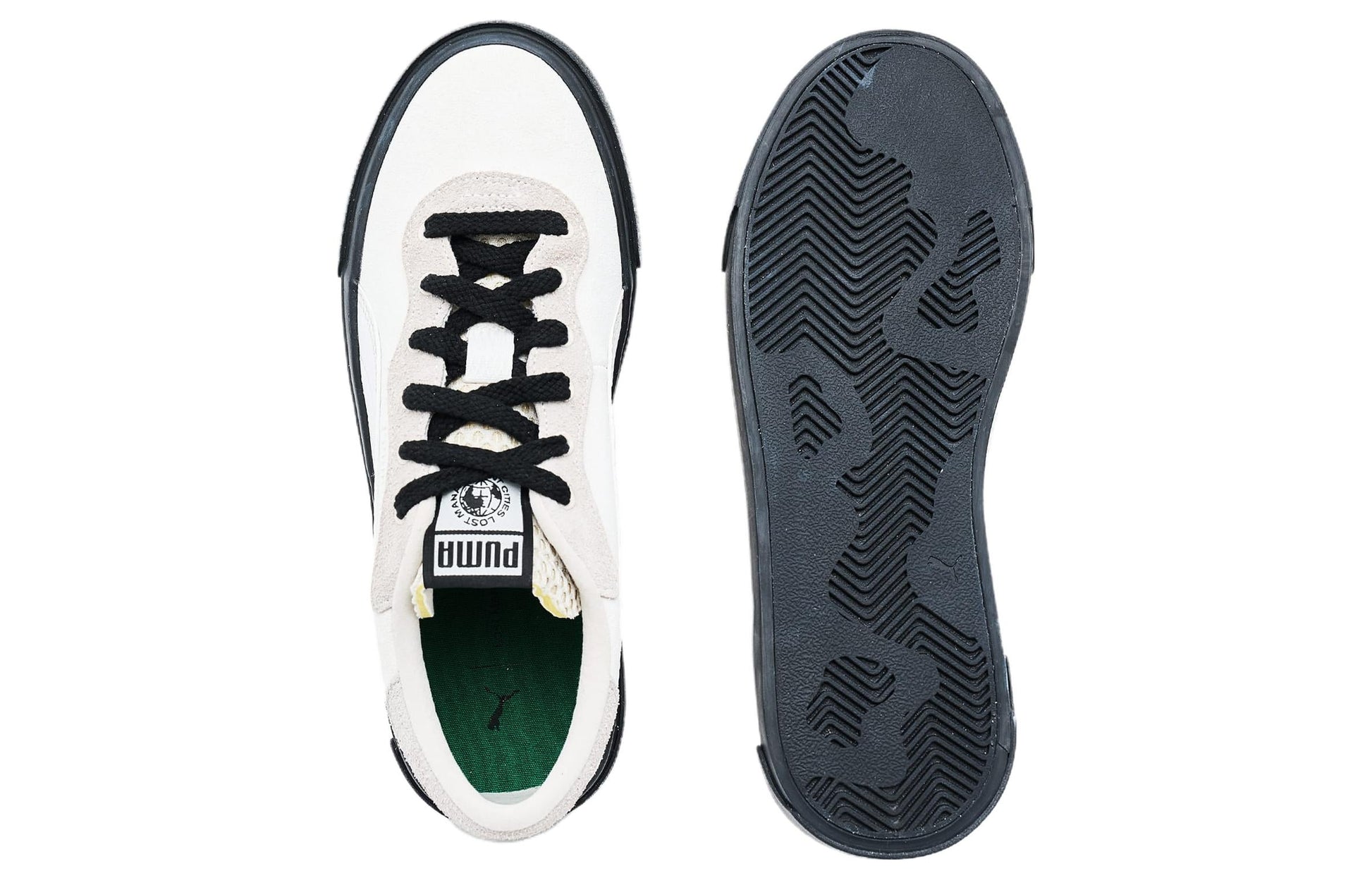 (WMNS) PUMA x LMC Royale Suede Shoes 'White-Sand Dune' 396957-01