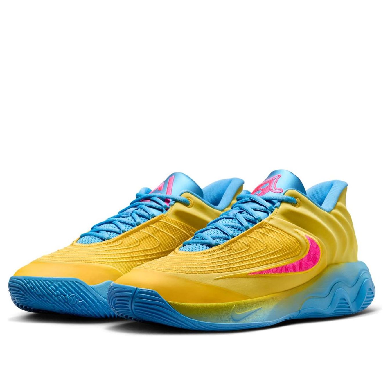 Nike Giannis Immortality 4 'Lightning University Blue Barely Volt Hyper Pink' FQ3680-700