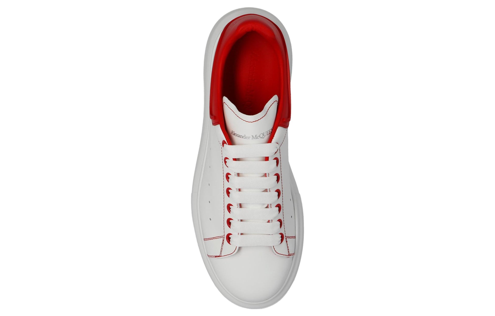 Alexander McQueen Oversized Shoes 'White Red Outline' 735774WICYV9676