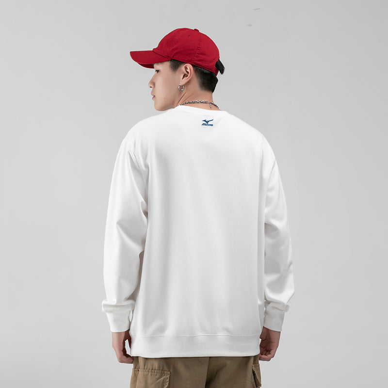 Mizuno Logo Casual Sweater 'White' A2CA2A71