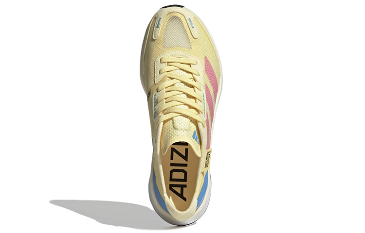 (WMNS) adidas Adizero Boston 11 Berlin 'Yellow Bliss Pink' HP9544