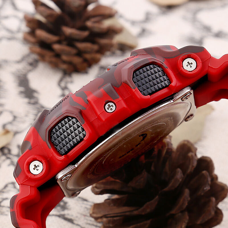 CASIO G-Shock Analog-Digital 'Red' GA-100CM-4A