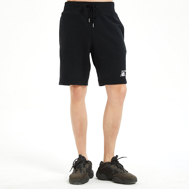 New Balance Basic Cotton Shorts Asia Sizing 'Black' AMS91578-BK