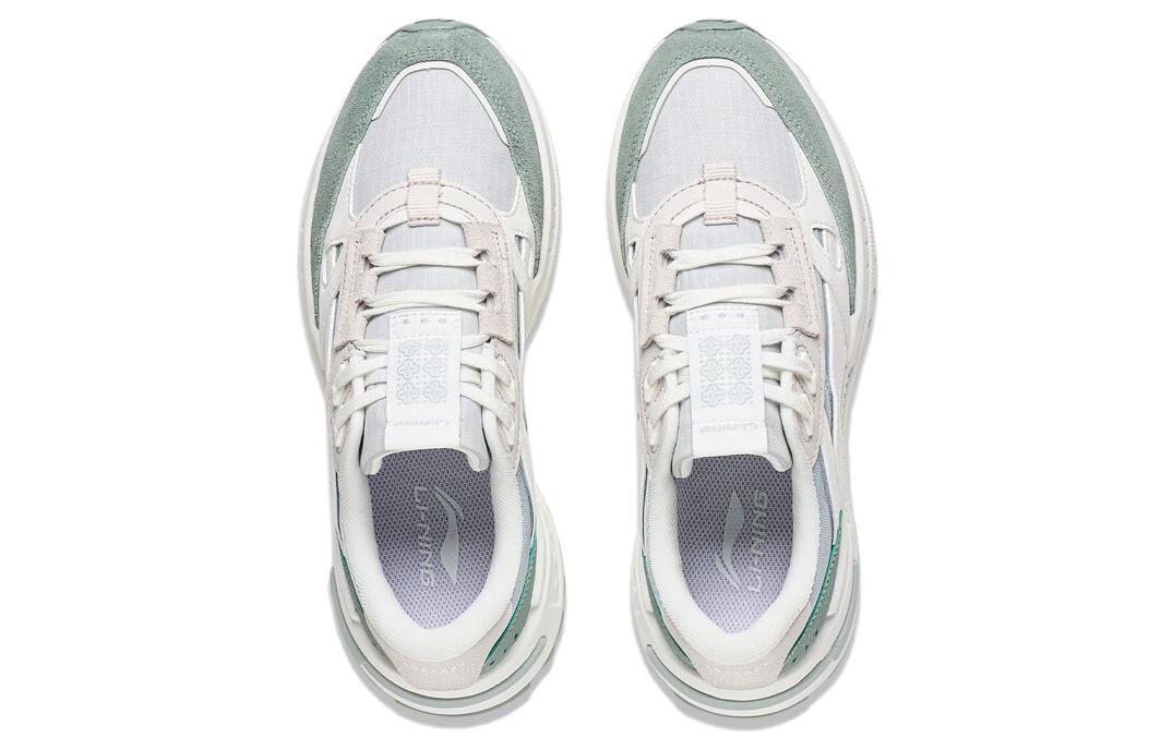 (WMNS) Li-Ning ChengFeng 2.0 Sneakers 'White Blue Green' AGCT156-2