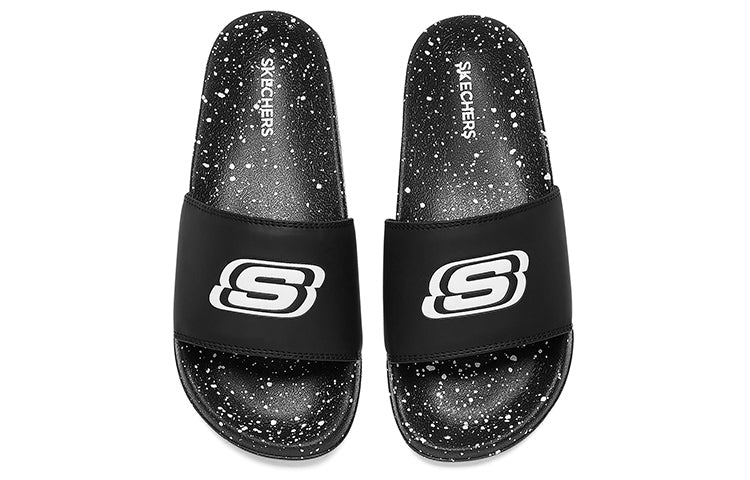 (WMNS) Skechers Side Lines 2 'Black White' 8730047-BKW