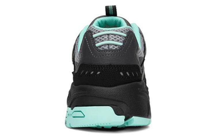 (WMNS) Skechers Stamina Running Shoes Black/Green 149017-BKMN