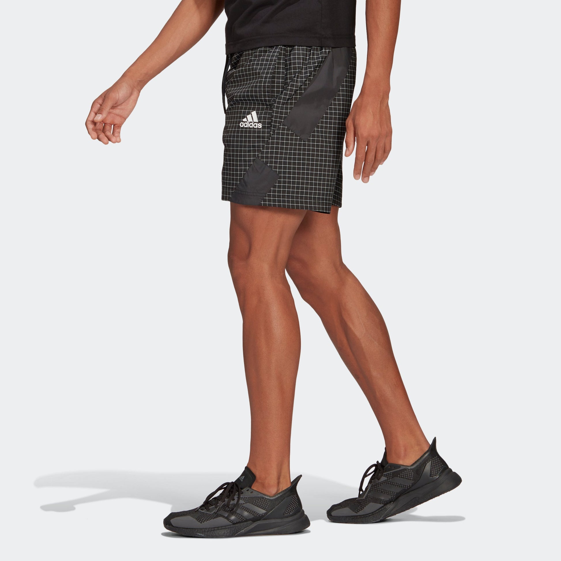 adidas M Primeblue Sh Splicing Sports Shorts Black GM6512