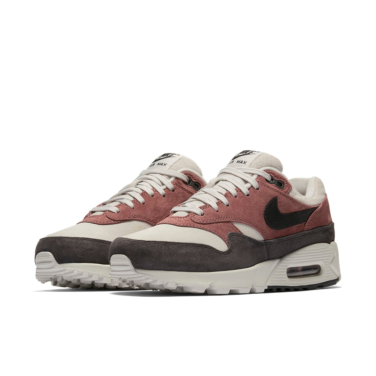 (WMNS) Nike Air Max 90/1 'Red Sepia Oil Grey' AQ1273-200