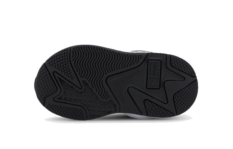 (TD) PUMA RS-X Collegiate Running Shoes Black/Blue 371628-01