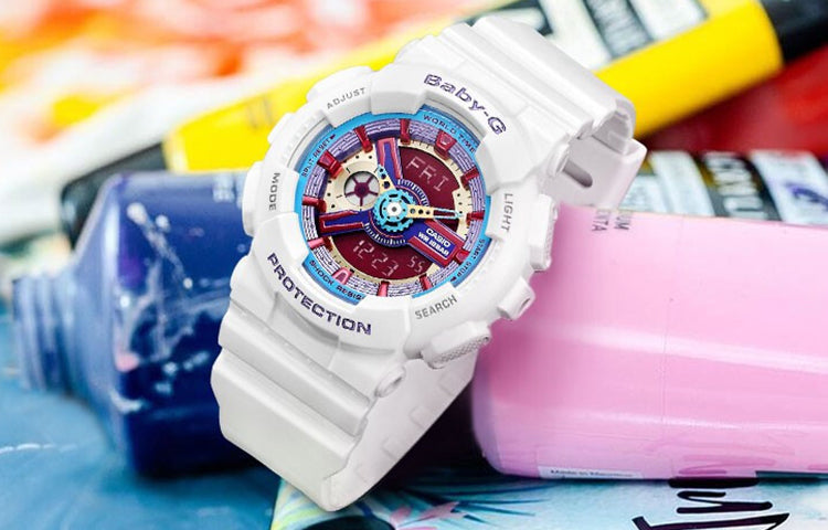 CASIO Baby-G 'White Blue' BA-112-7A