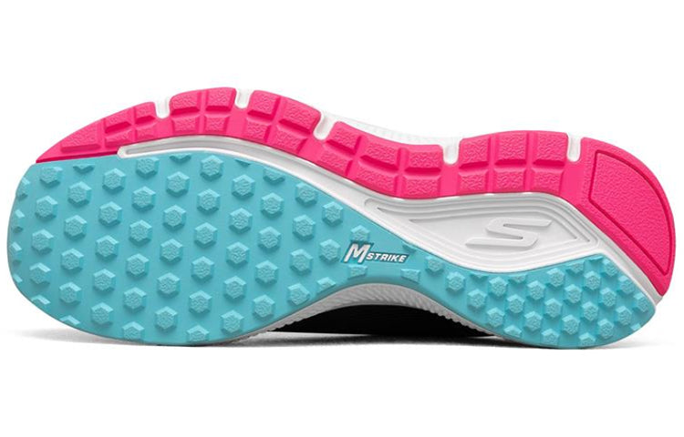 (WMNS) Skechers Go Run Consistent 'Black White Pink' 128076-BKMT
