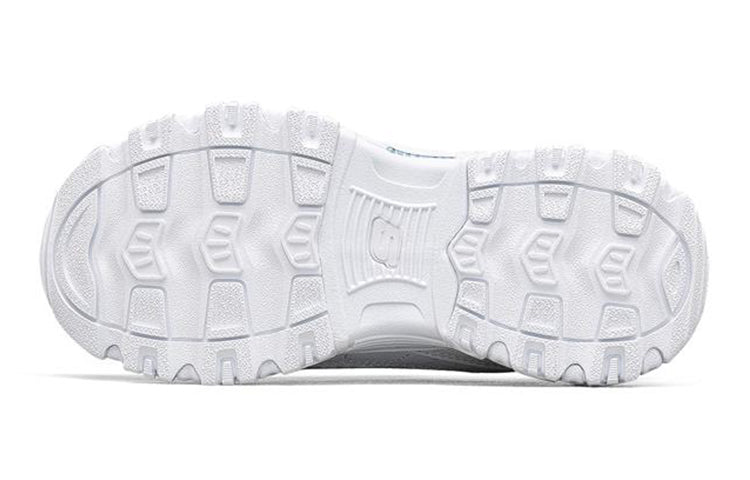 Skechers D'lites 1.0 Low-Running Shoes -KIDS White 664180L-WHT