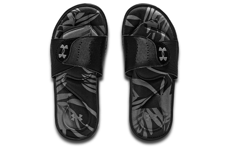 (WMNS) Under Armour Ignite VI Graphic FB Sandals Black 3023767-001