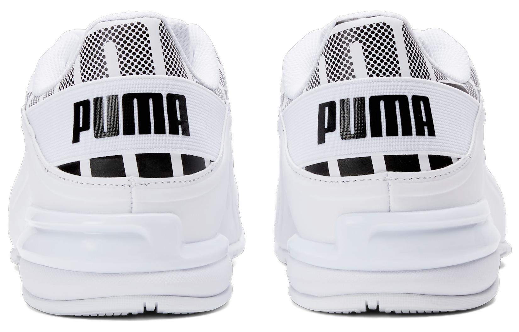 PUMA Viz Runner Repeat Wide 'White Black' 377334-12