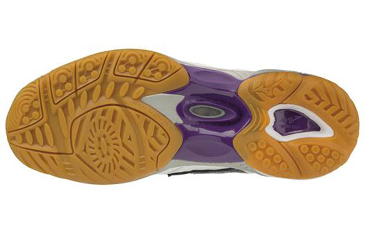 Mizuno Wave Artemis 4 MID 'White Black Purple' V1GC185809
