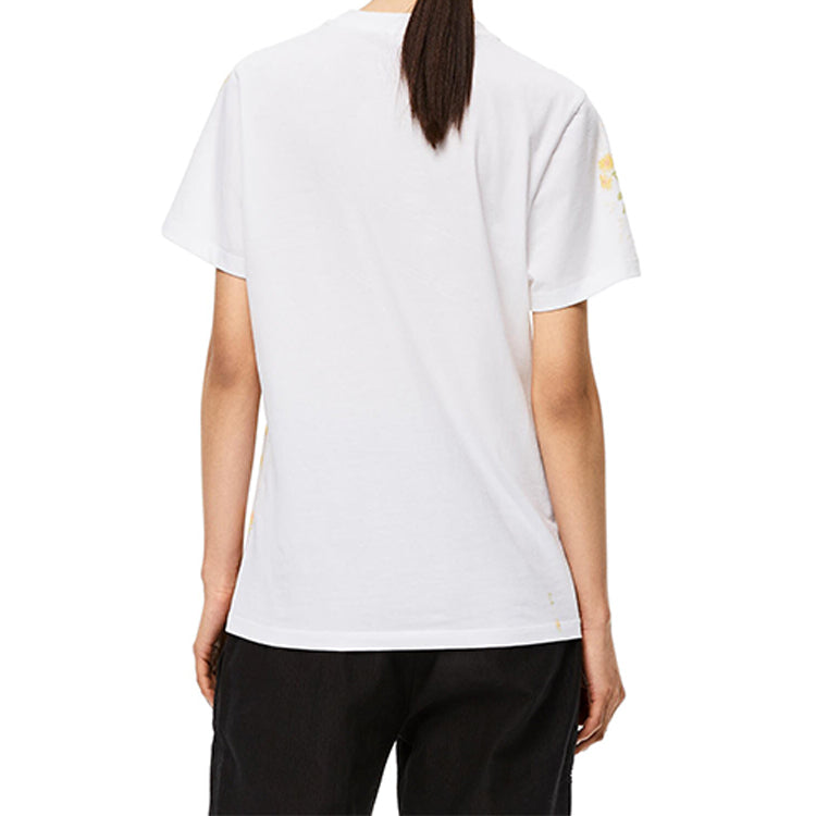 LOEWE Flowers Short Sleeve White S540333XAR