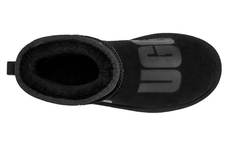 (WMNS) UGG Classic Mini Scatter Graphic 'Black Gray' 1130574-BLK