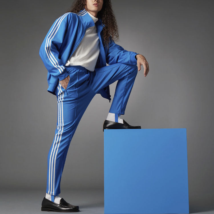 adidas originals Blue Version Series Side Sports Long Pants H32543