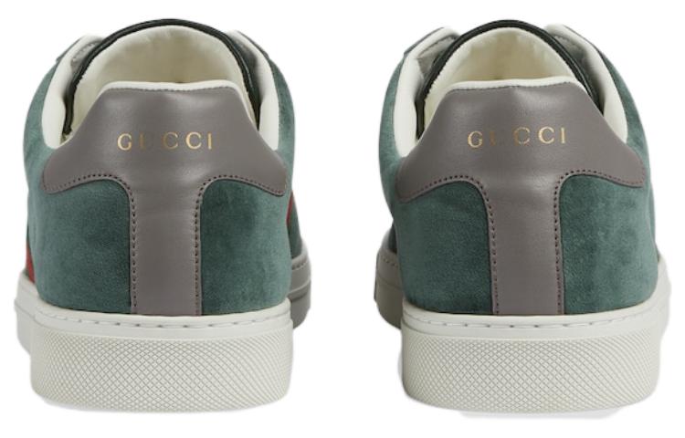 Gucci Ace Velvet Sneakers 'Green Red' 757893-FACGV-3949