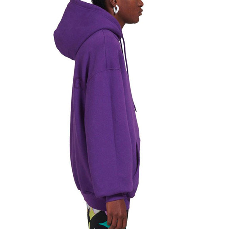 (WMNS) Balenciaga Logo Printing Hoodie Purple 556113TDV045530
