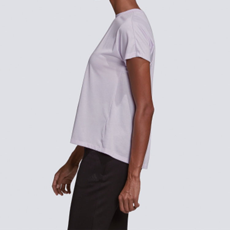 (WMNS) adidas St Tee Sports Stylish Round Neck Short Sleeve White FI6734