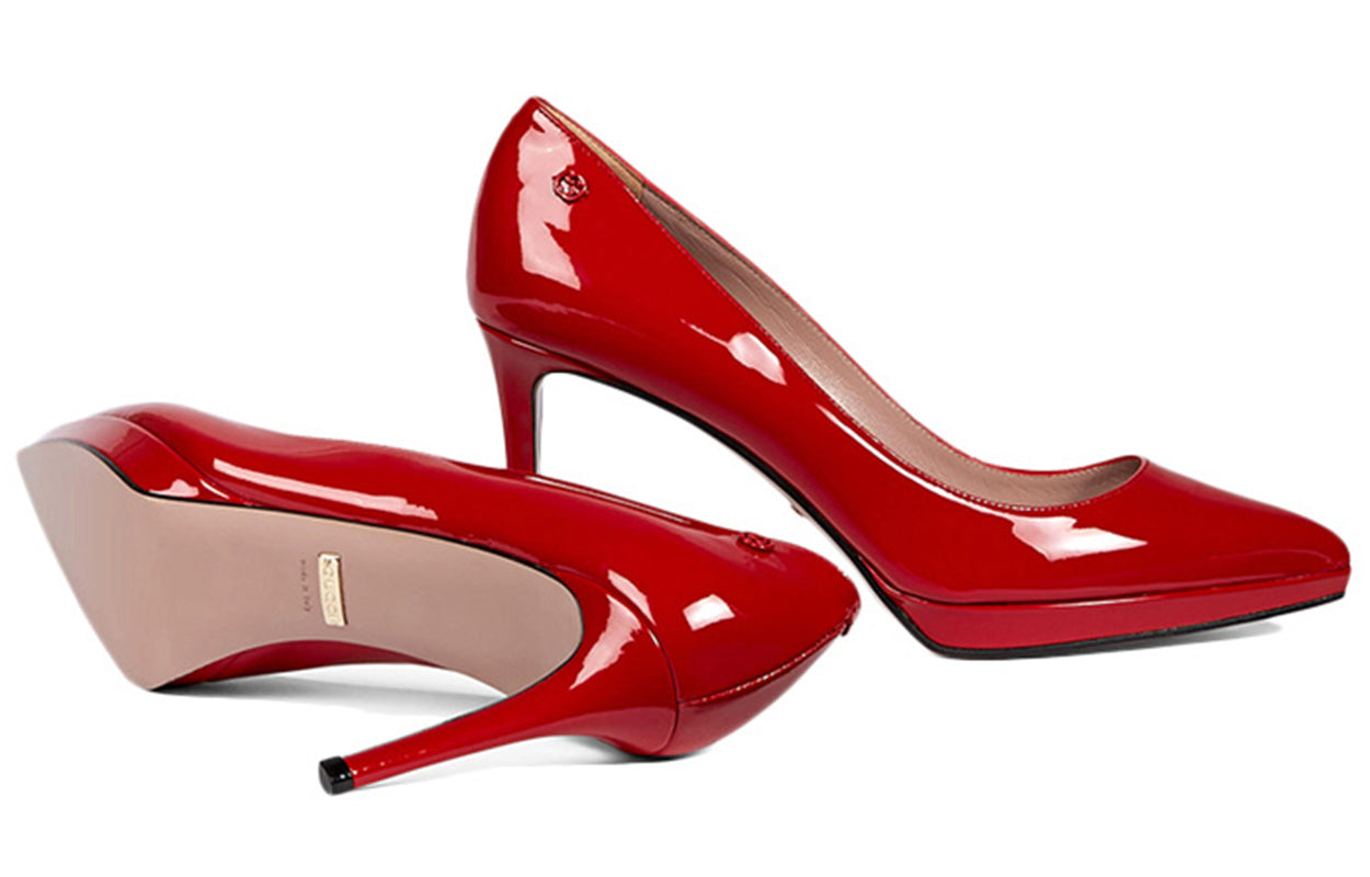 (WMNS) Gucci Fashion High-Heels 'Red' 388314-BNC00-6433