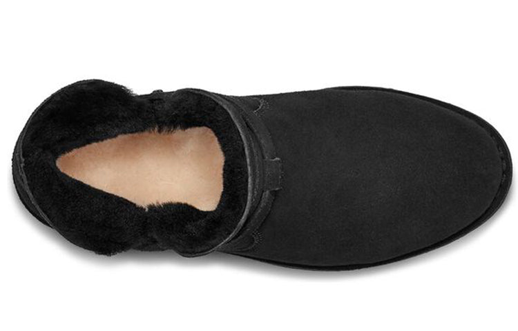 (WMNS) UGG Elisa Fleece Lined Snow Boots Black 1116107-BLK