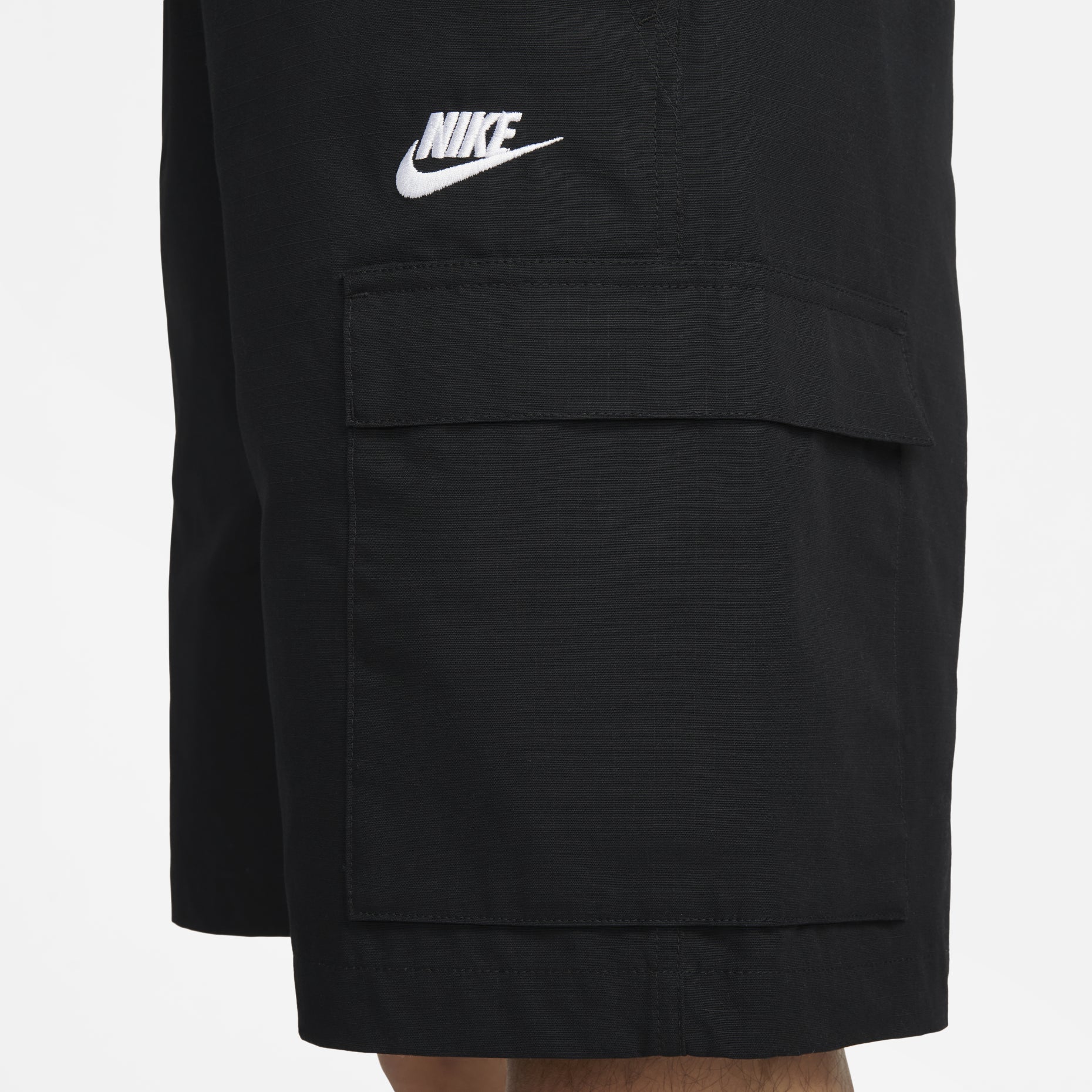 Nike Club Woven Cargo Shorts 'Black' FB1247-010