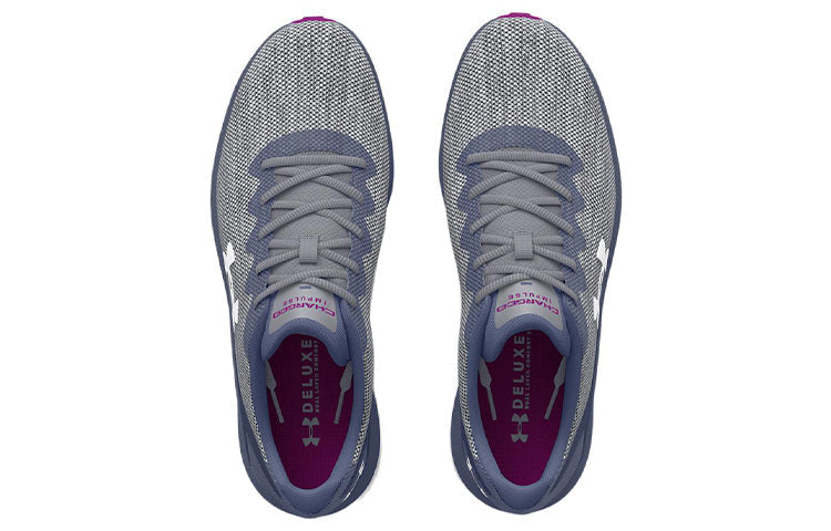 (WMNS) Under Armour Charged Impulse 2 Knit 'Mod Grey Aurora Purple' 3024886-109
